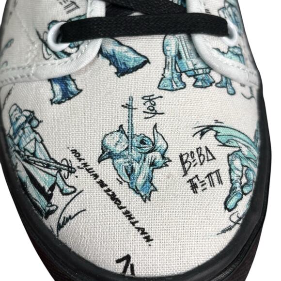 NWB Star Wars x TOMS Trvl Lite Low Men's Shoes Characters Sketch Print Size 7.5 - Picture 10 of 16